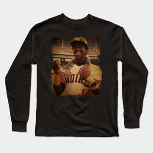 Julio Franco in Cleveland Guardians Long Sleeve T-Shirt